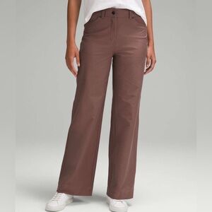 Lululemon City Sleek Wide Leg Pants Size 25 dark oxide excellent
